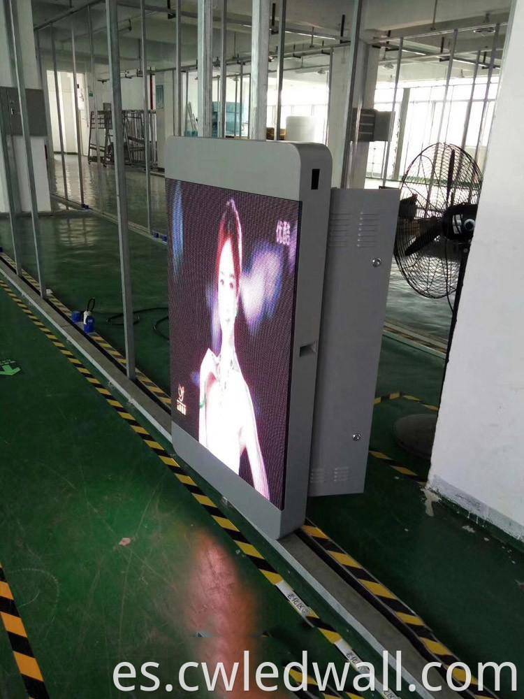 Outdoor Led Wall Billboards Pole Display Wall